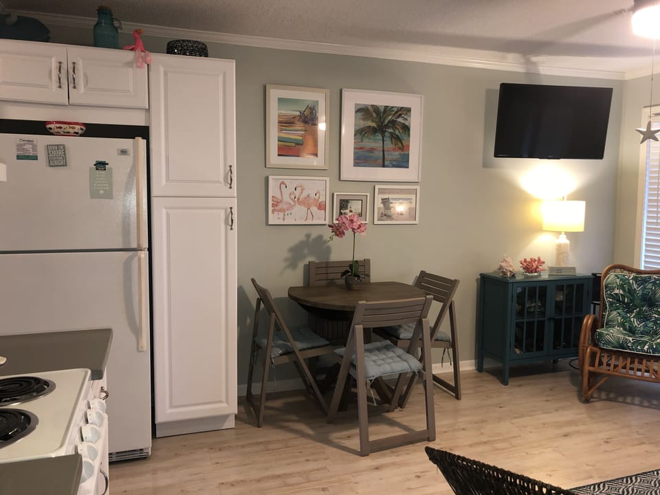 Dining table with four chairs