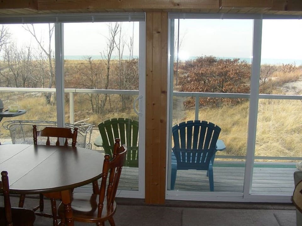 View Of Lake Michigan From The Dining Room.