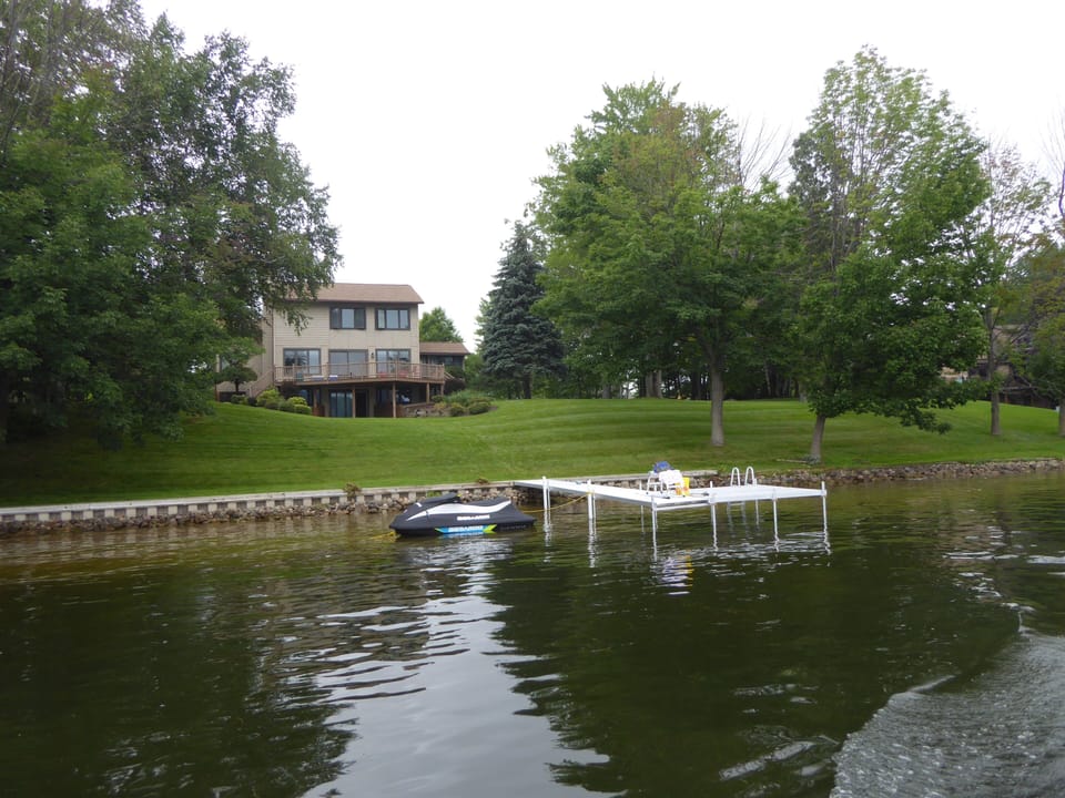 Fish's view of the house