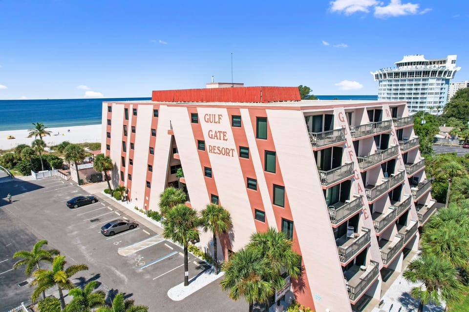 Gulf Gate Resort, Cond # 507 Top Floor on the right. 2nd from the left