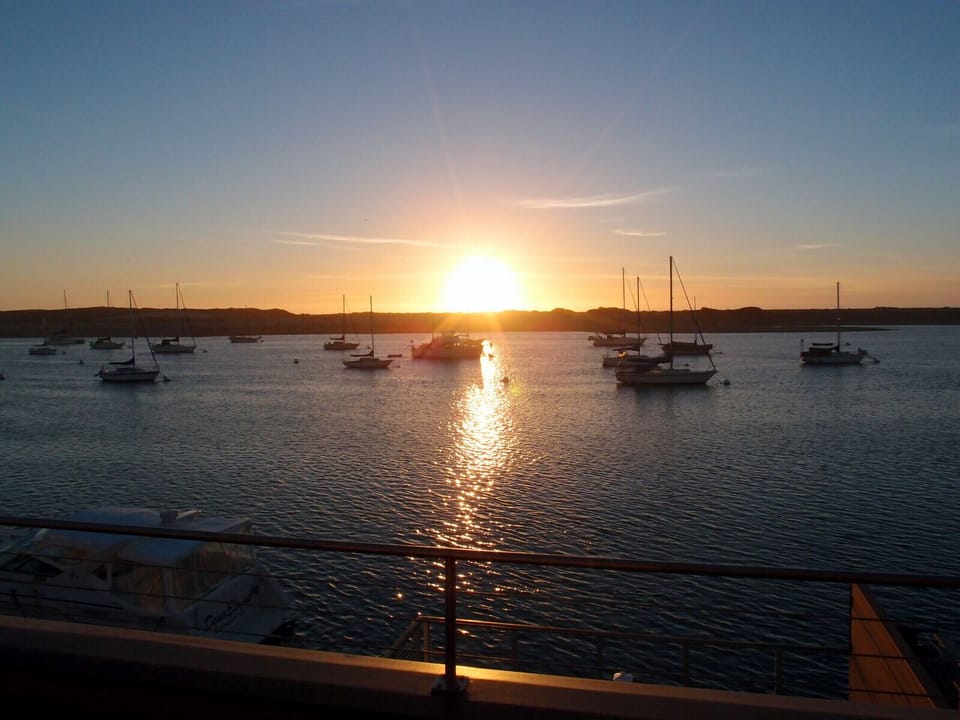 Enjoy fabulous sunsets from your patio.