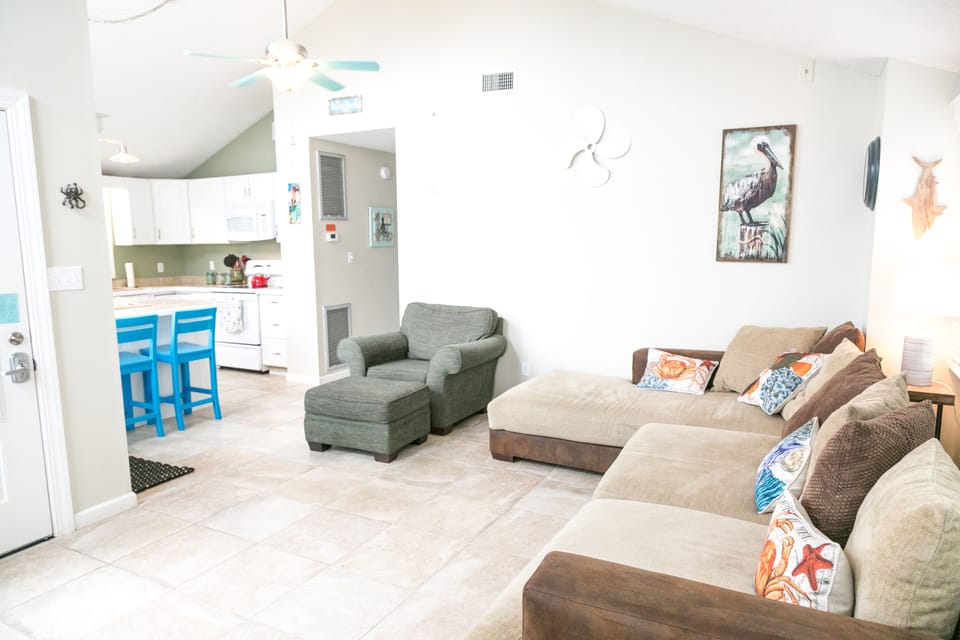 Plenty of seating or a great space to stretch out and relax in the tranquility o