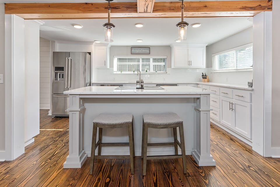 Kitchen, includes all new stainless steel Kitchen Aid Appliances