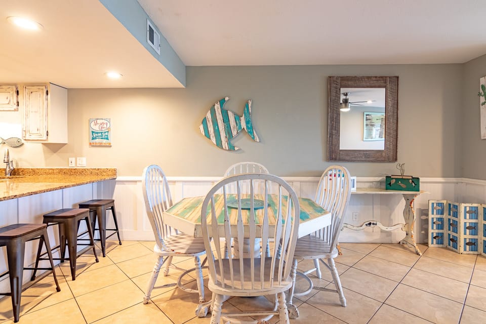 Dining area.  