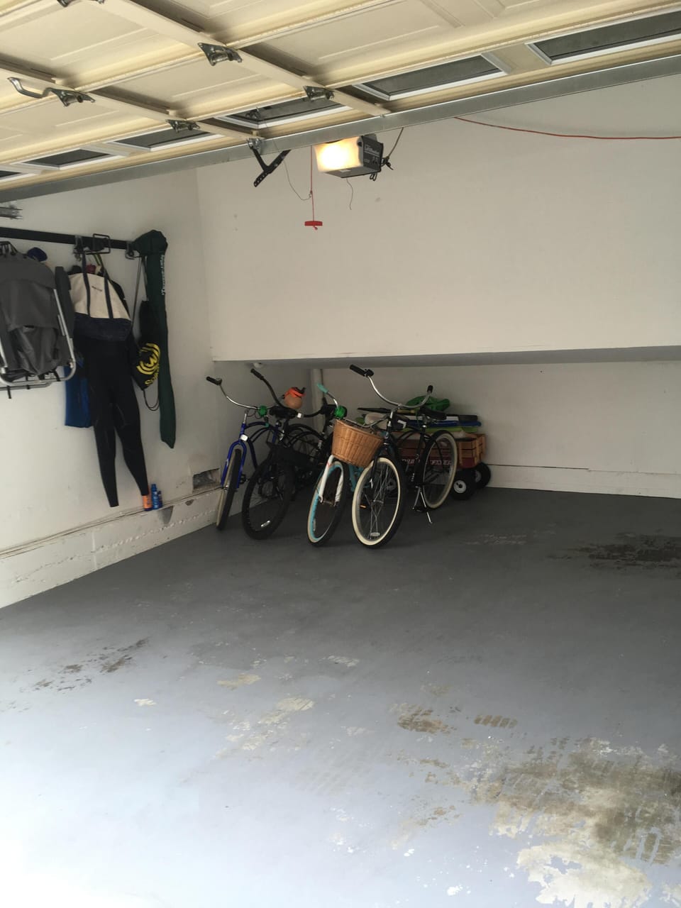 garage and equipment included