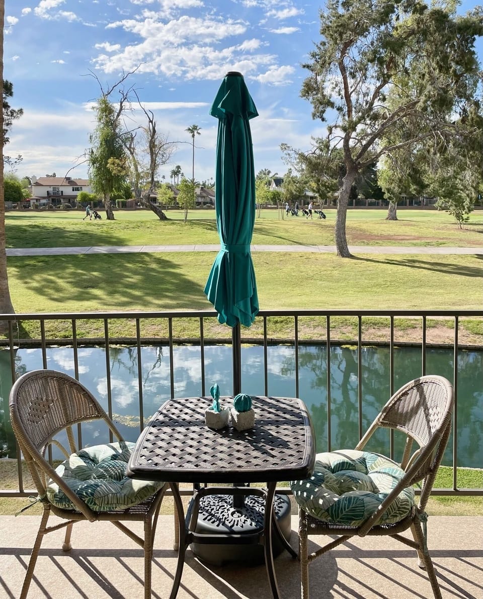 "Can't beat the golf course and canal views!"