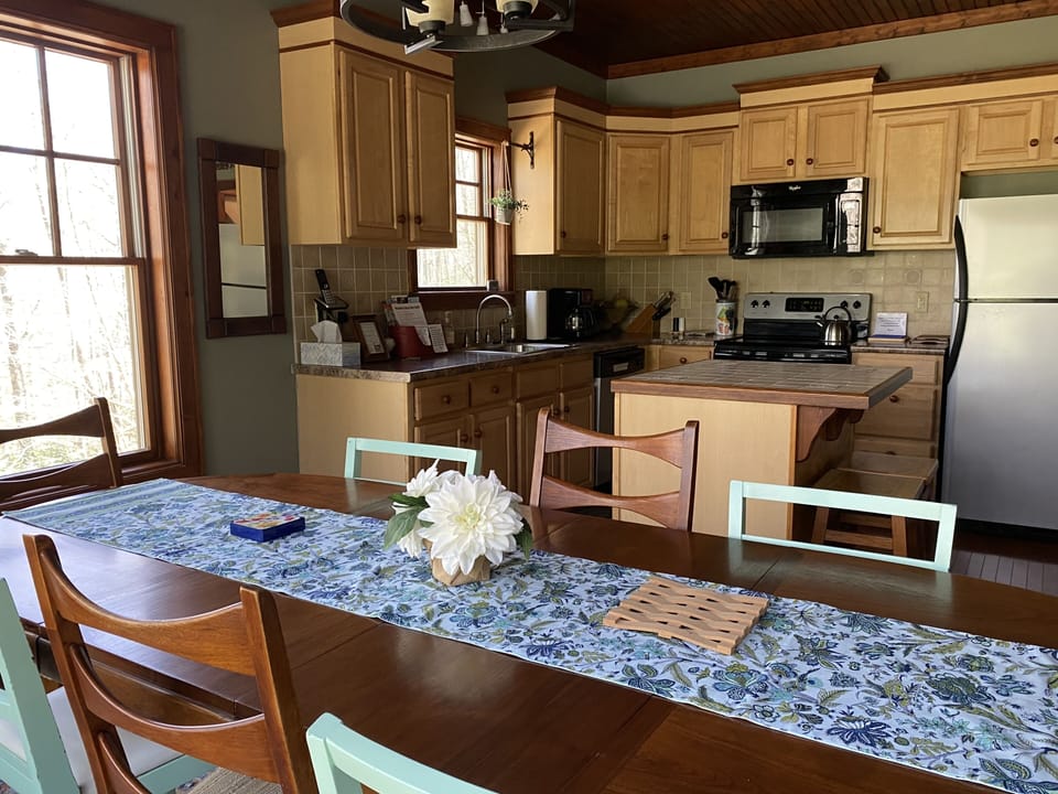 The kitchen has most everything you will need. Message me for specifics.