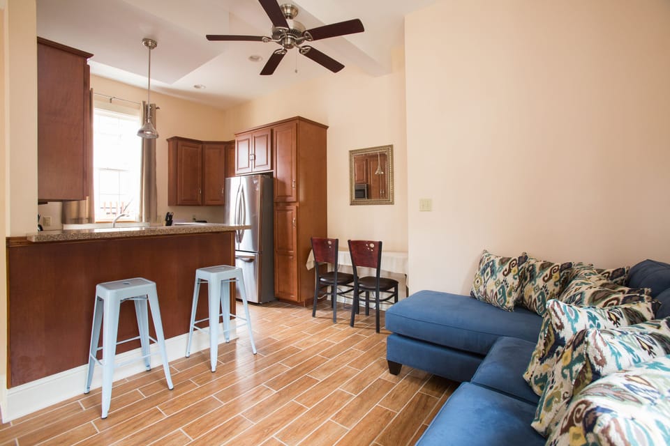 Owner's unit Kitchen and living room
