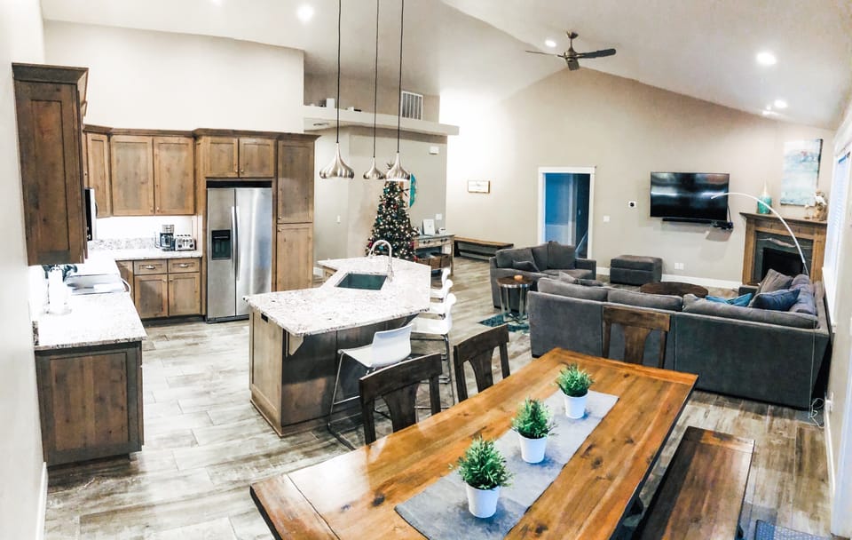 A great space to make a meal and gather together!