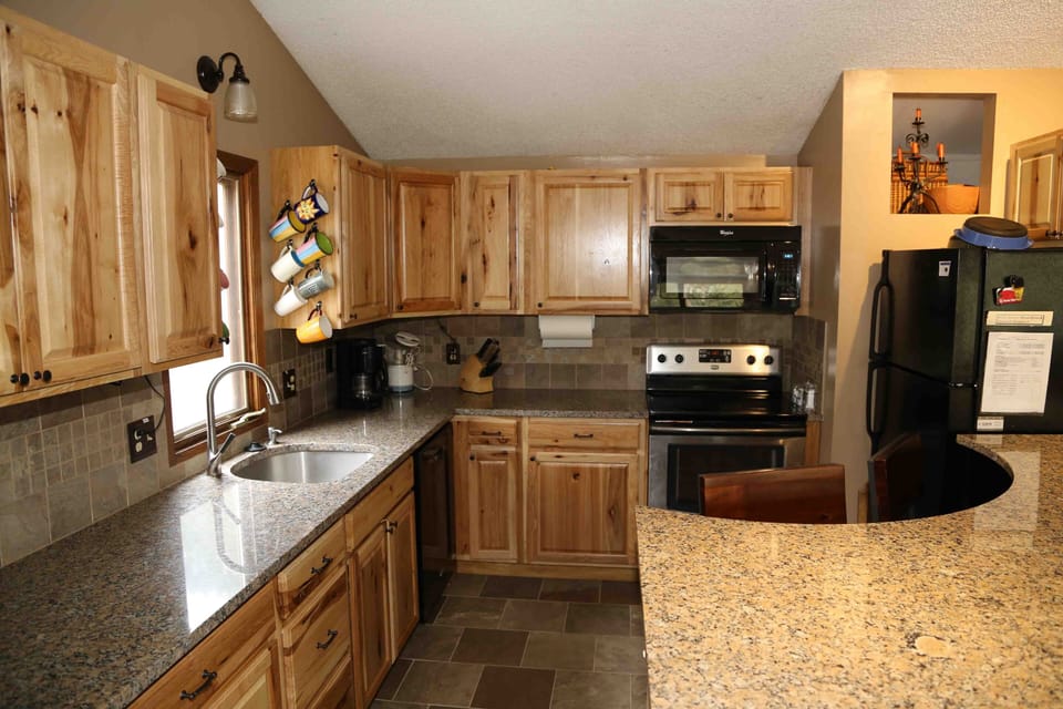 Newly remodeled kitchen