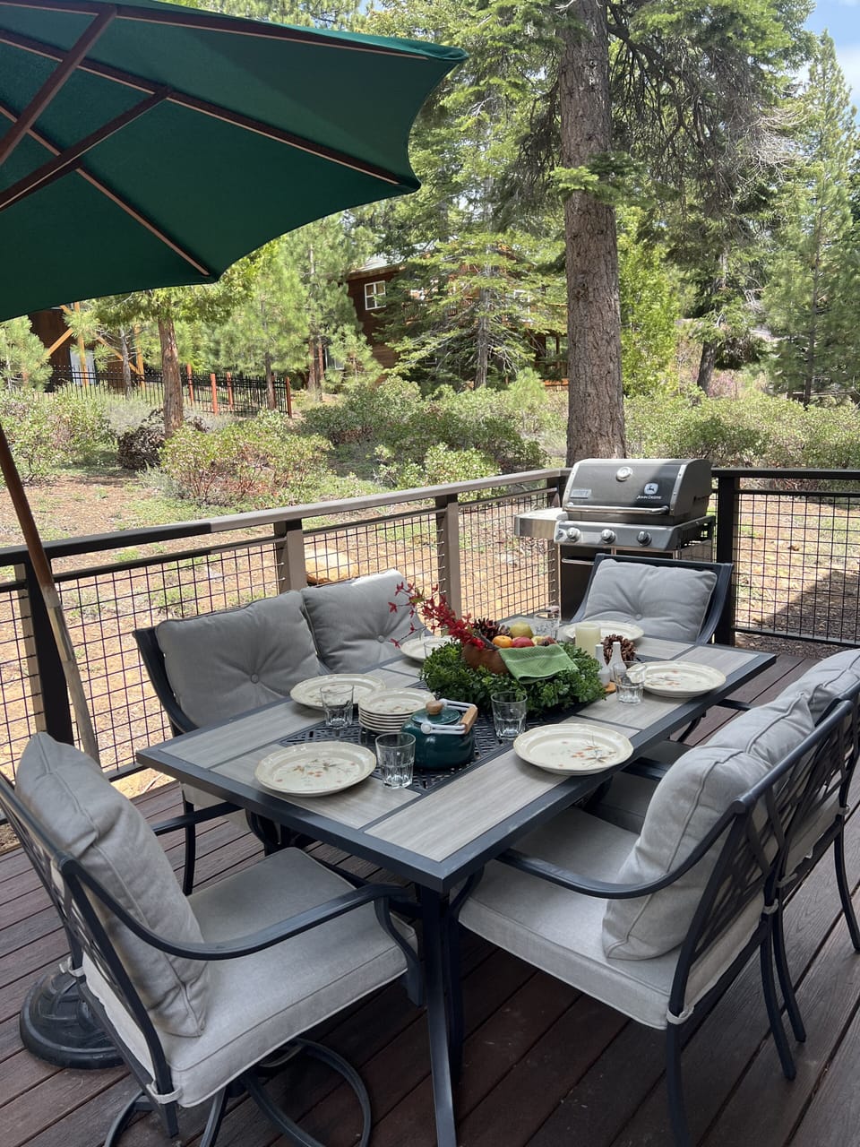 Back Porch with BBQ 