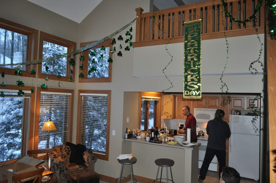St. Patty's day on the mountain :-)