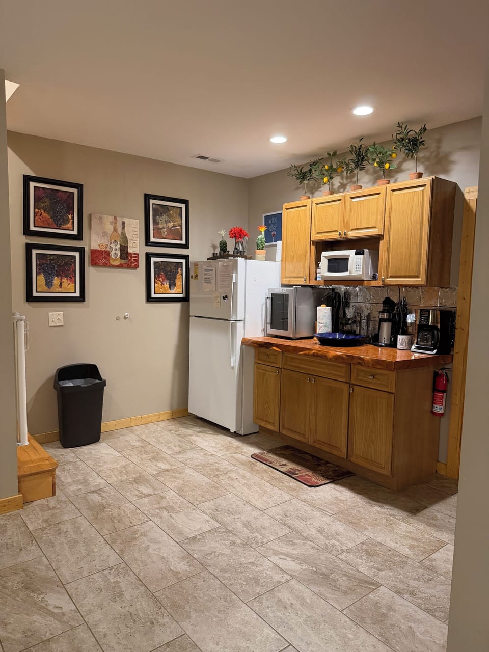 Bar on the lower level. 