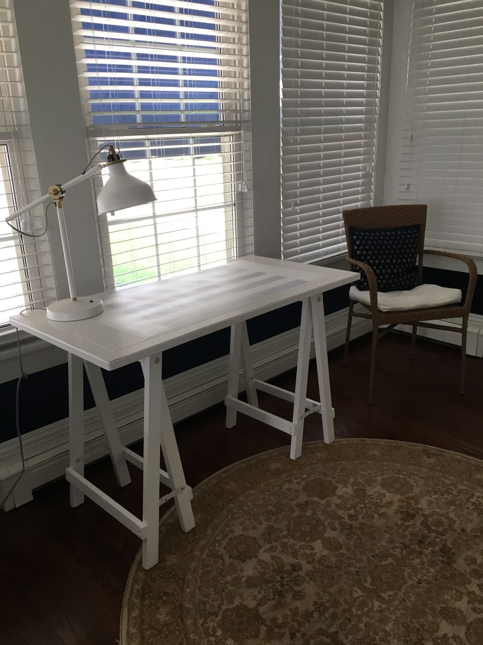 Sun porch - desk area
