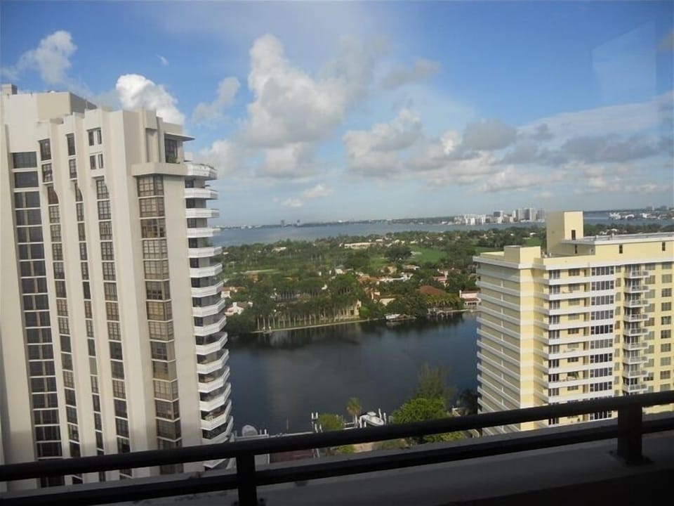 Intracoastal and city views from 2nd bedroom