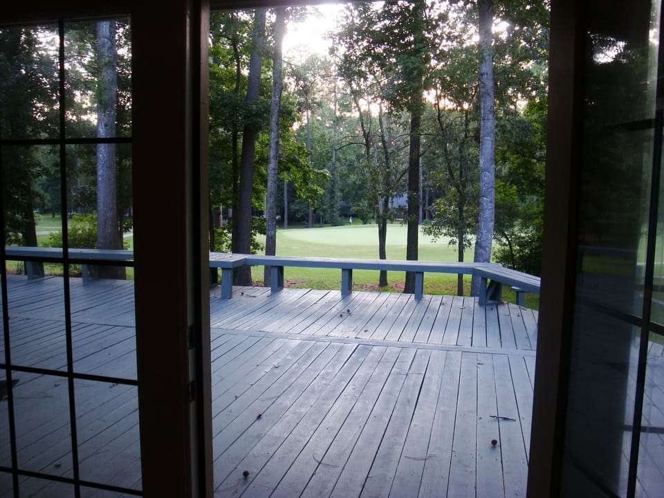 Deck view from Family Room