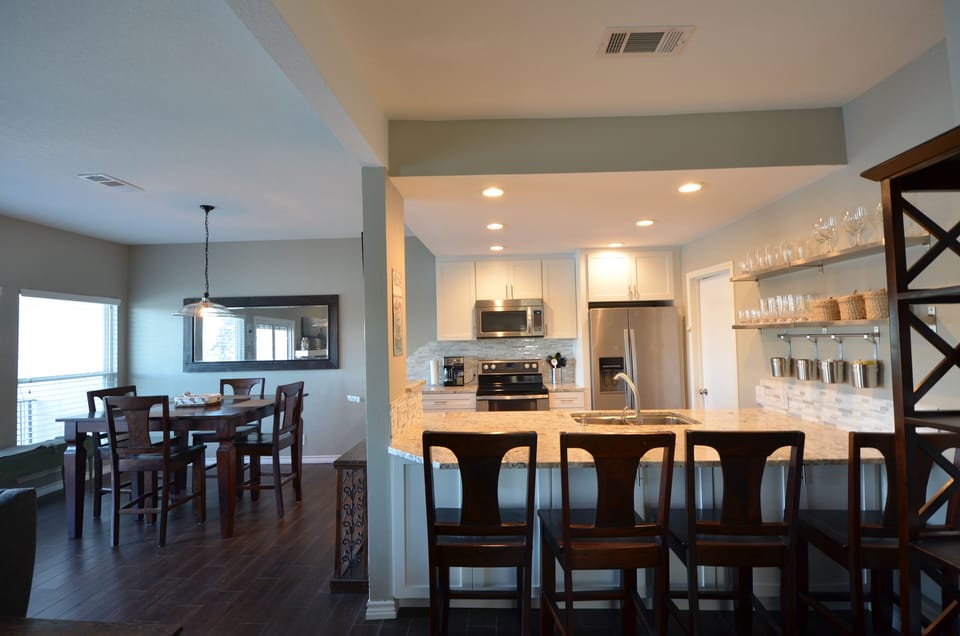 Main second floor kitchen and dining
