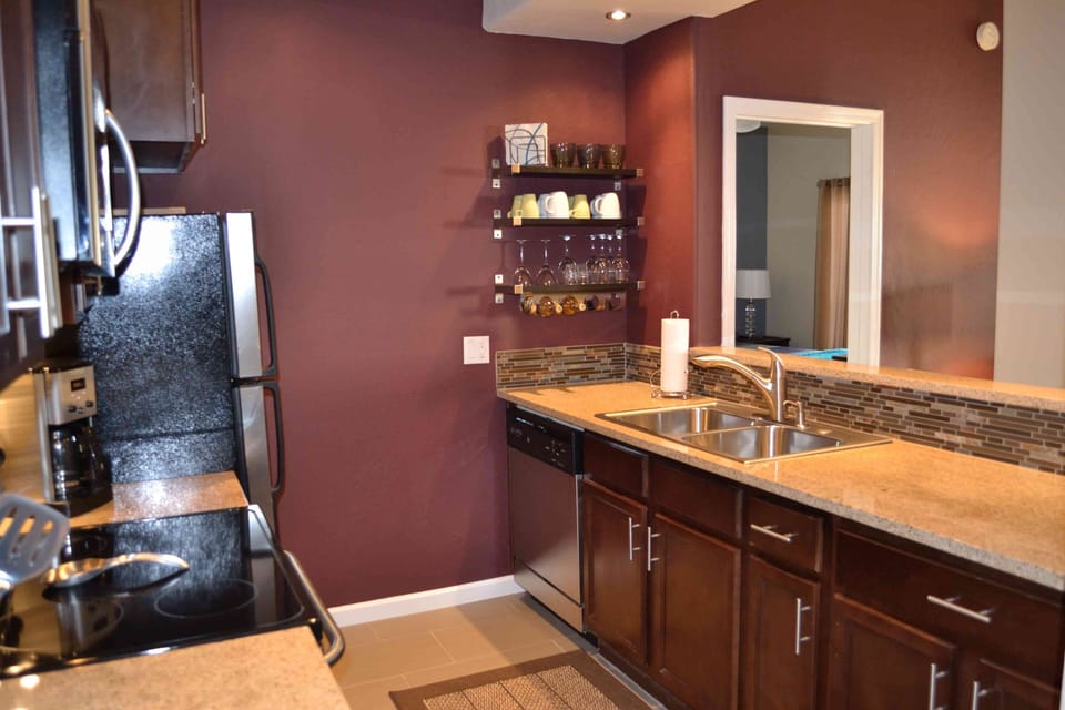 Kitchen fully stocked with everything you need plus more