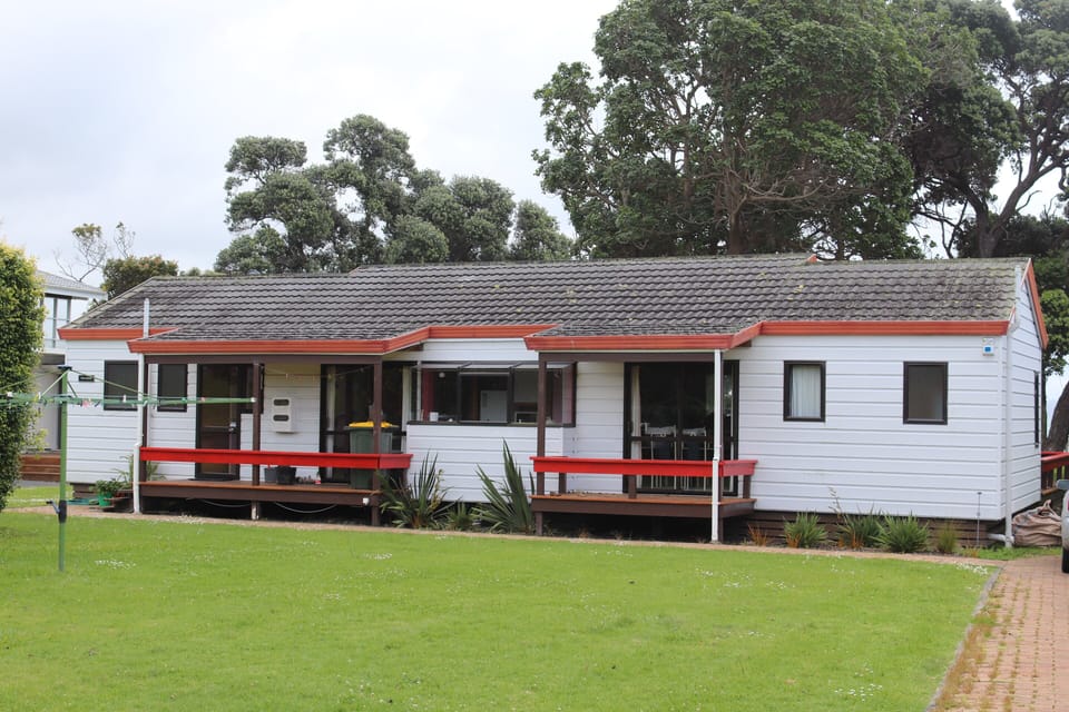back view of the house