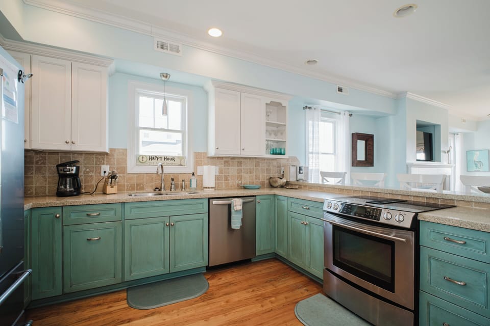 Second Floor Full Kitchen Overlooking Family Room