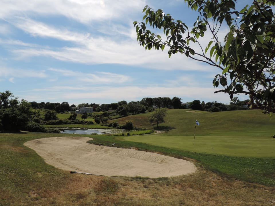 6th green Chatham Bars Links public course in town 
