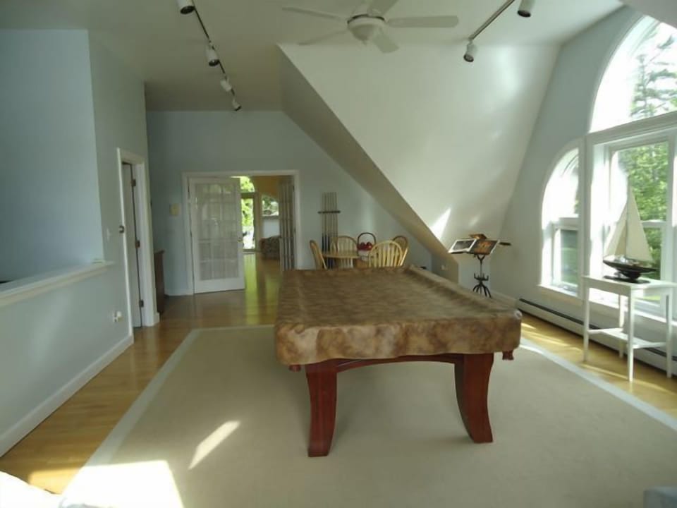 Pool room for entertaining 