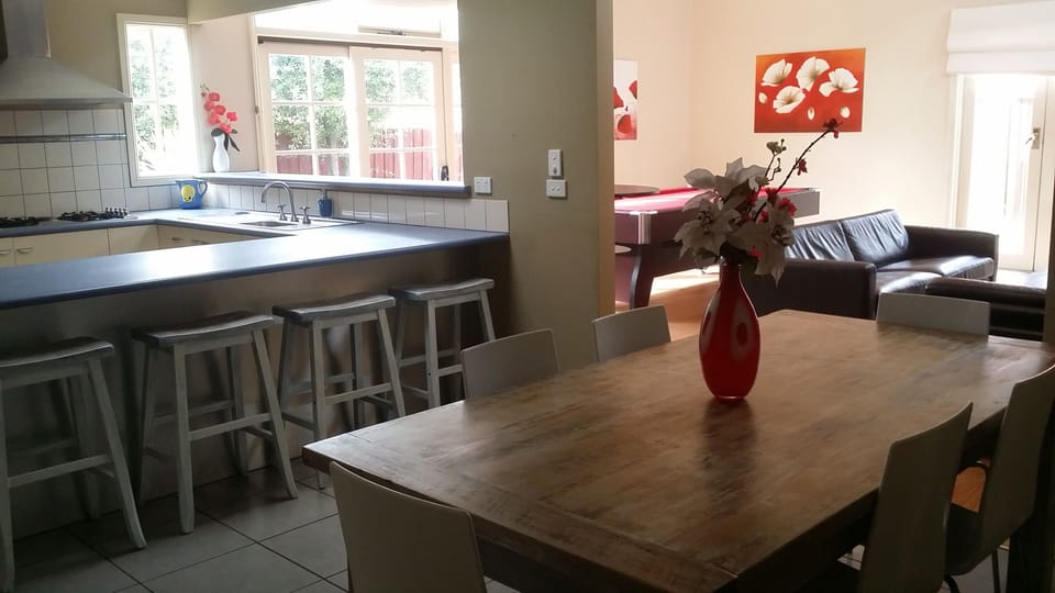 Kitchen, meals, rumpus 