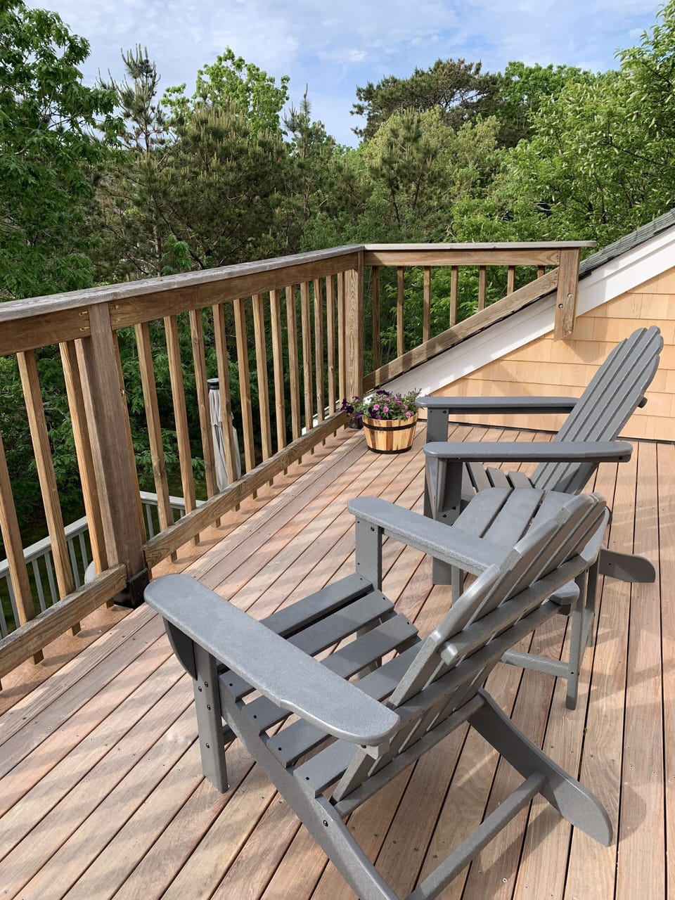Deck off of Master Bedroom