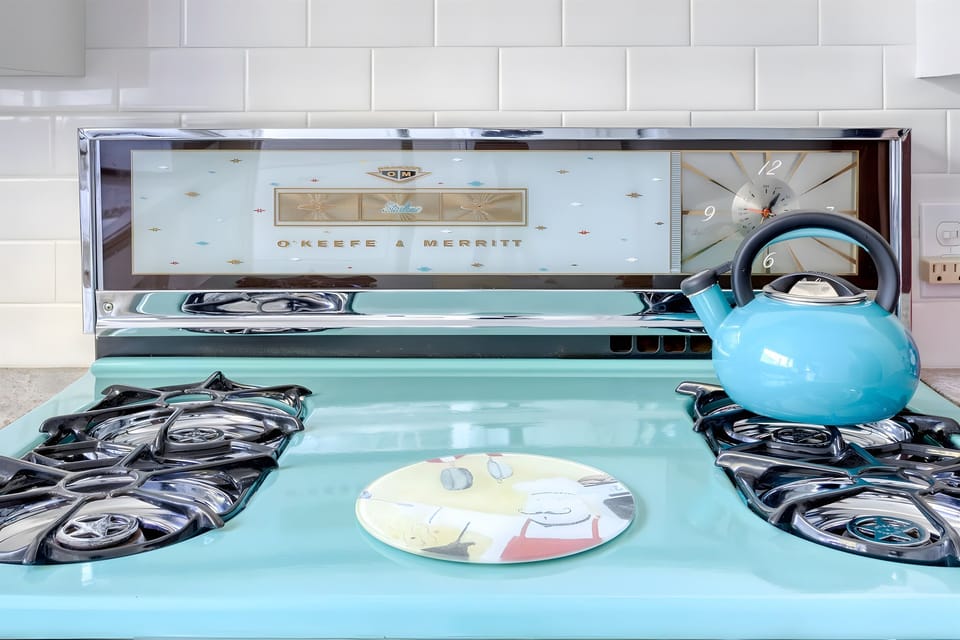 Vintage 1960s gas stove and oven
