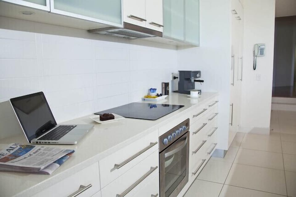 Azure's modern kitchen has all the appliances, cutlery and cookware you'll need