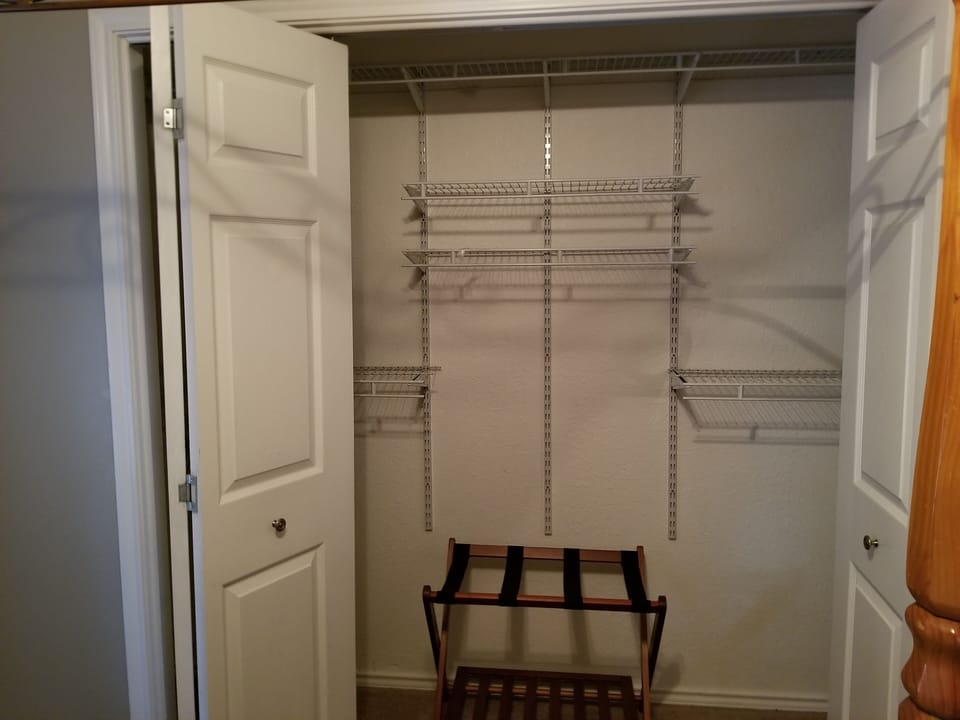 Guest room closets