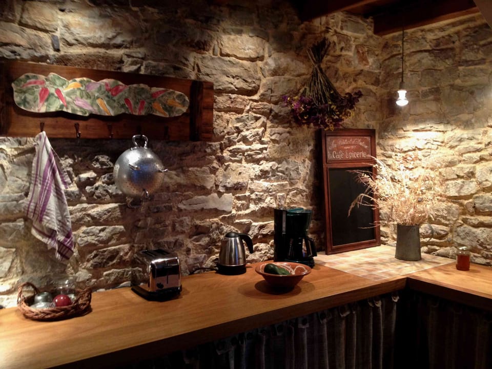 View of Kitchen, Solid Wood Counter