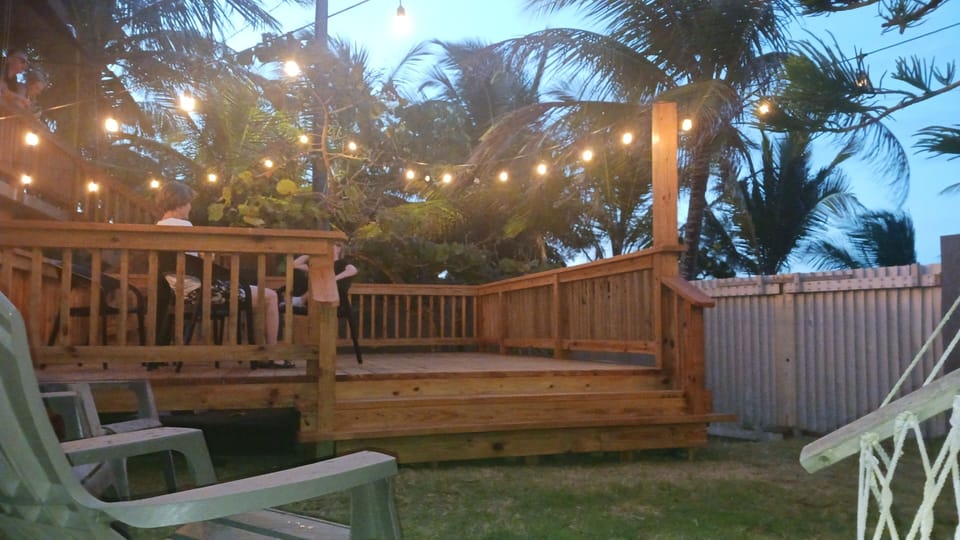 Enjoy our large new deck with ocean view.