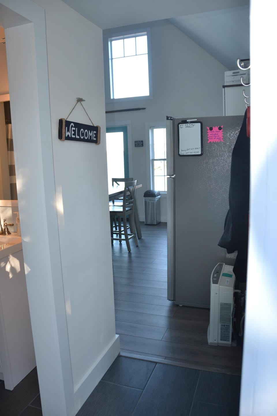 Hallway to living room