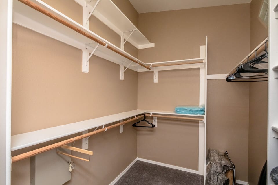 Master Closet is HUGE!