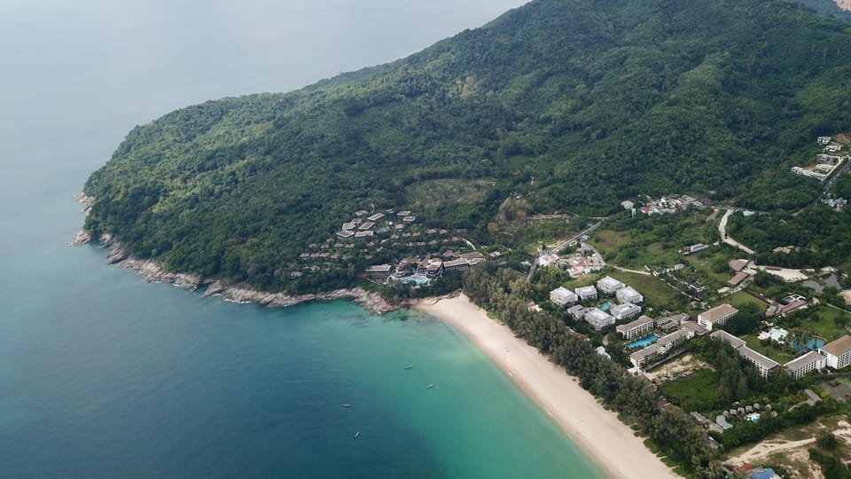 North end of Nai Thon Beach with Pearl of Naithon.