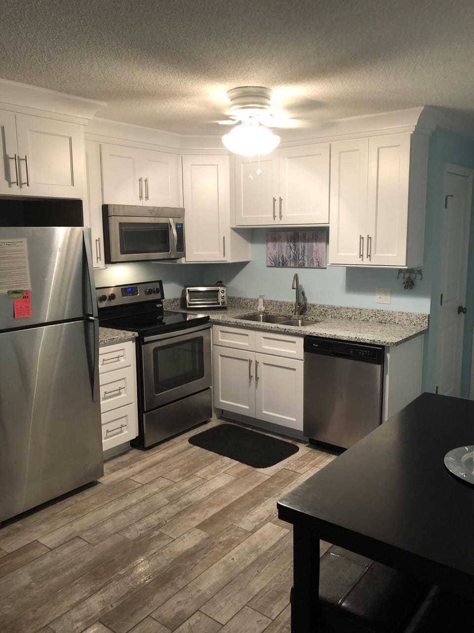 kitchen with new cabinets