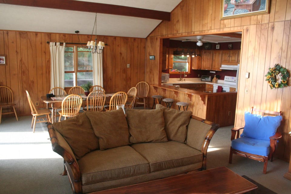 Great room and Dining area and Kitchen 