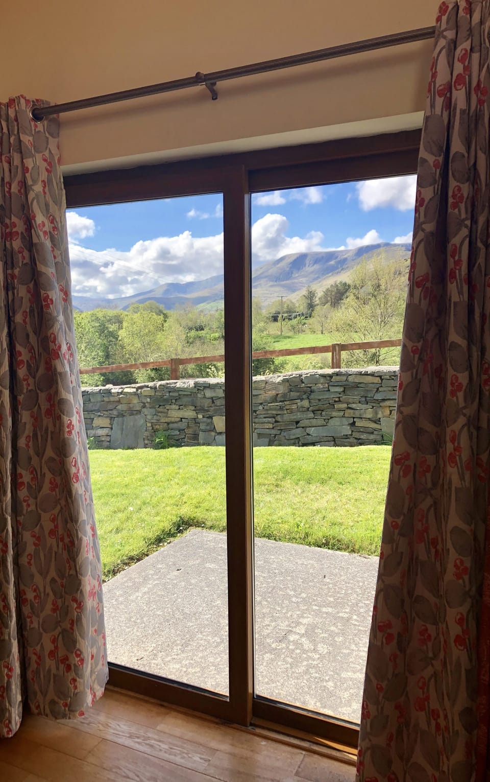 View from patio window.