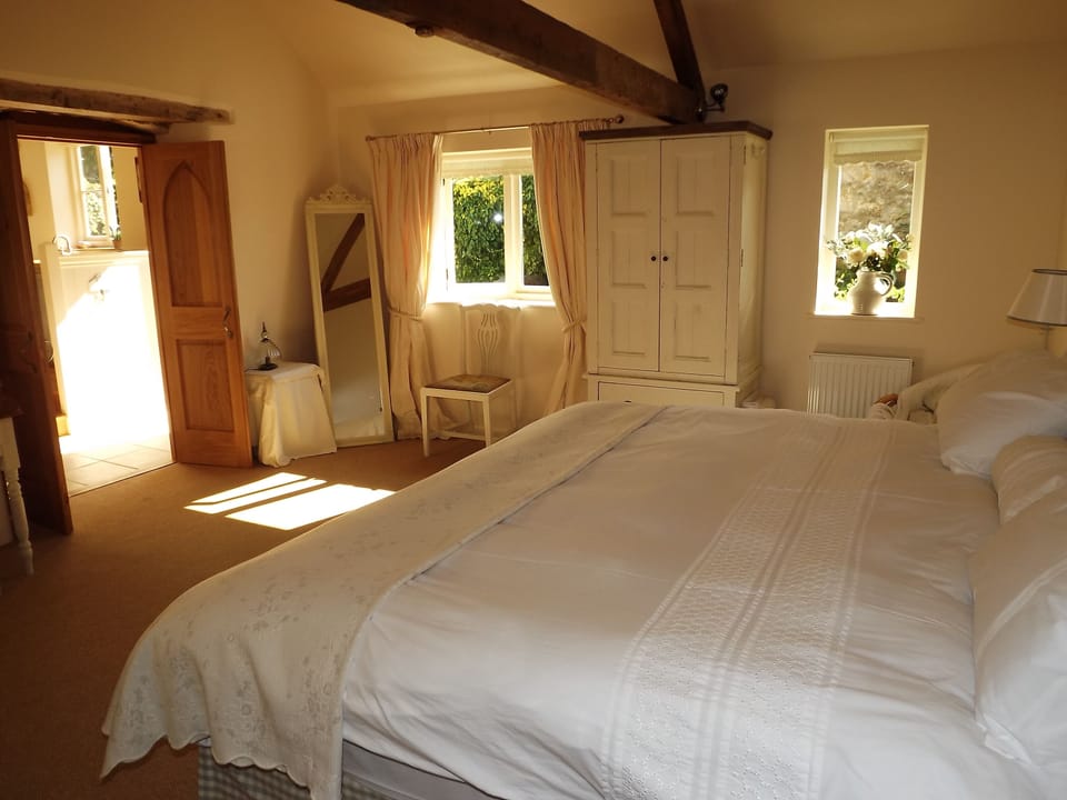 Wonderfully comfortable super king bed 