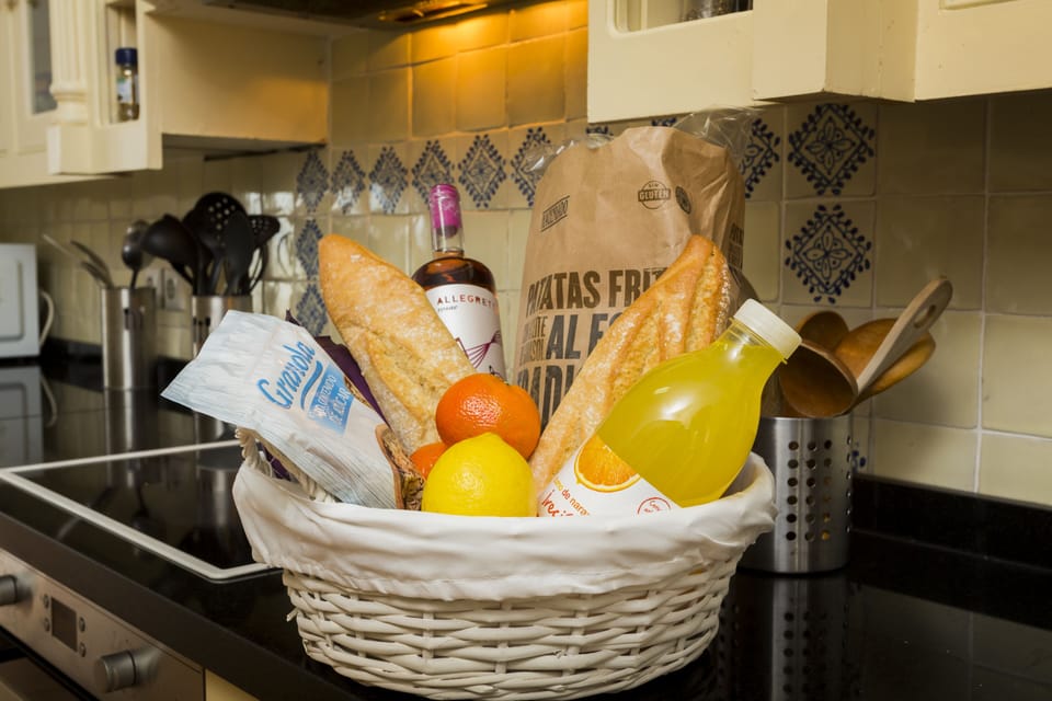 Basics provided on arrival