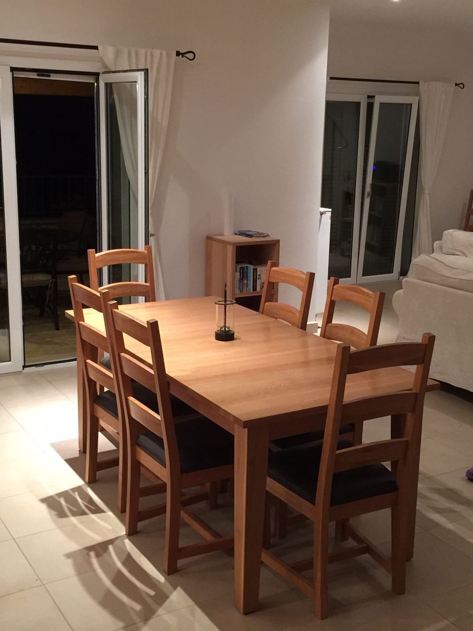Indoor dining area