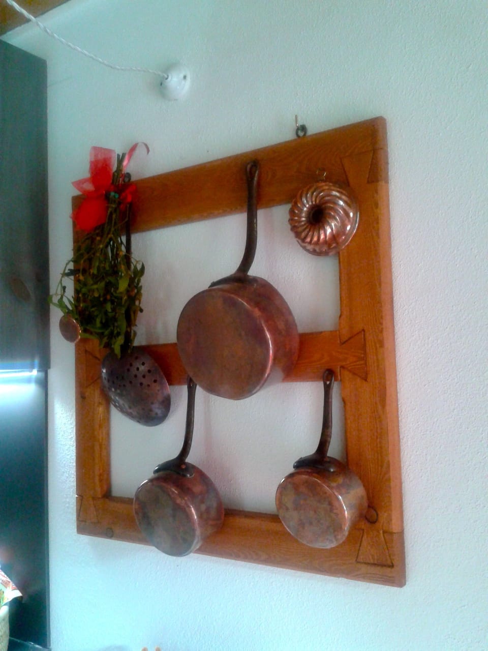 Old copper pots