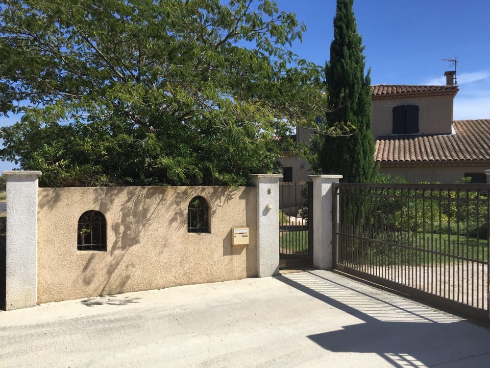 Front of house and driveway. Plenty of parking.