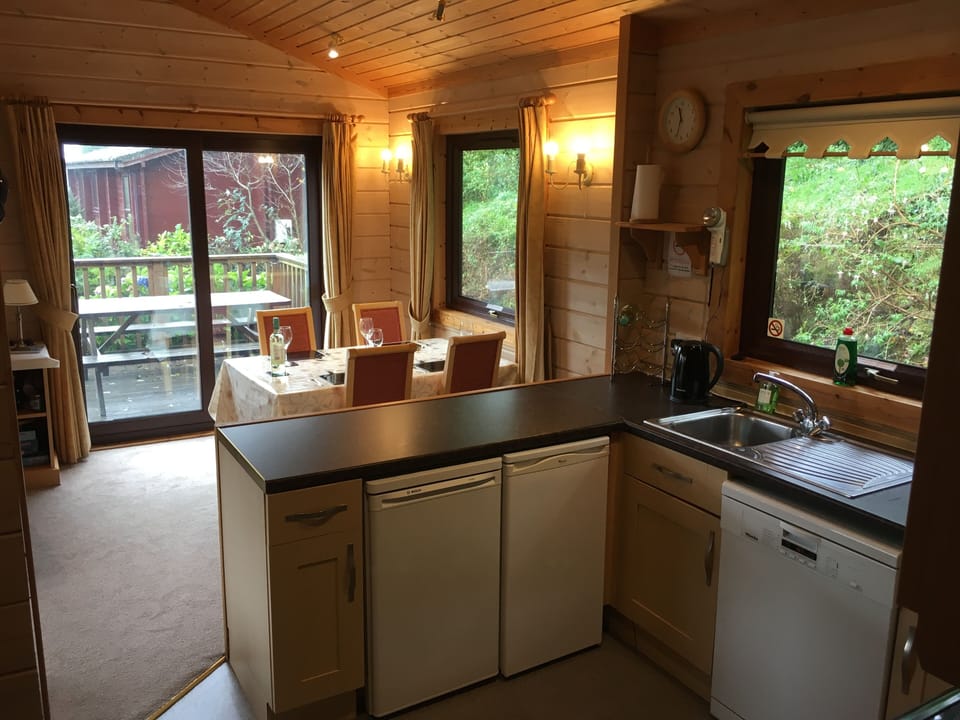 Dining from kitchen