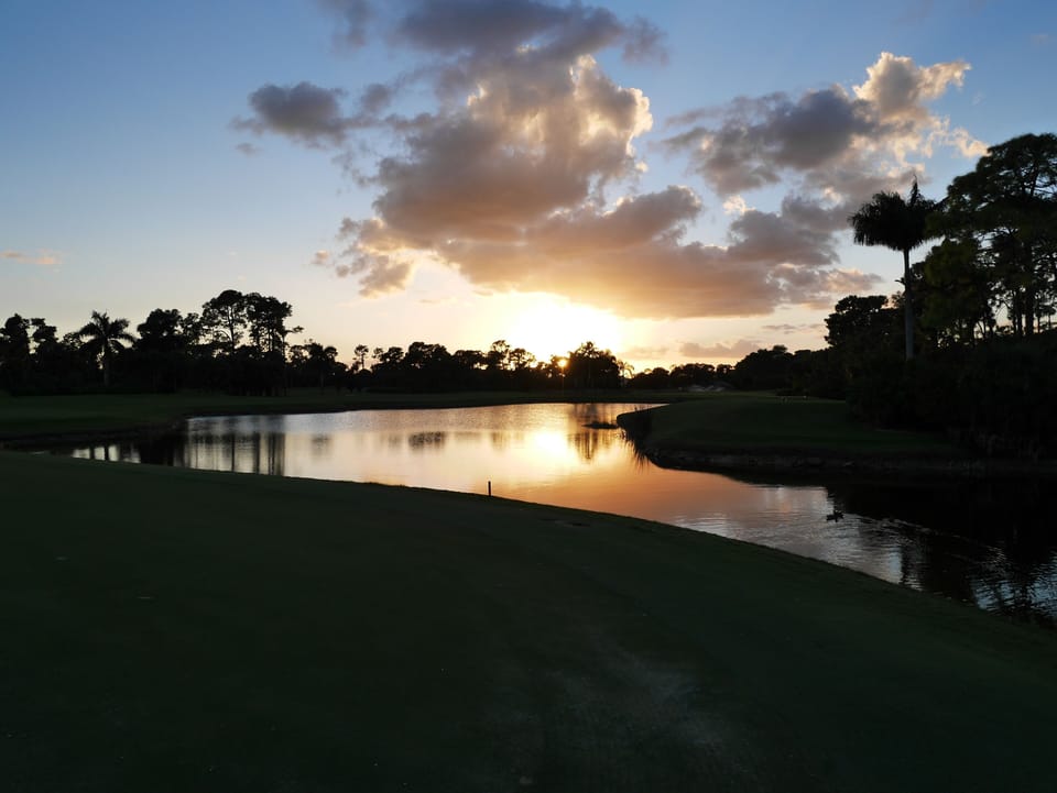 Sunset on Foxfire Golf Course