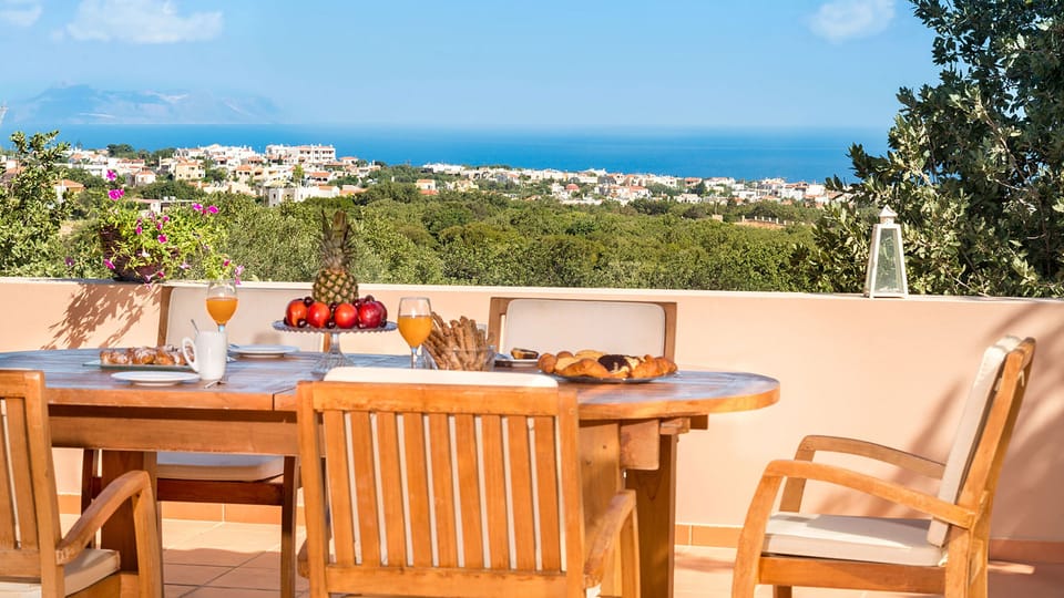 Sea view from the villa