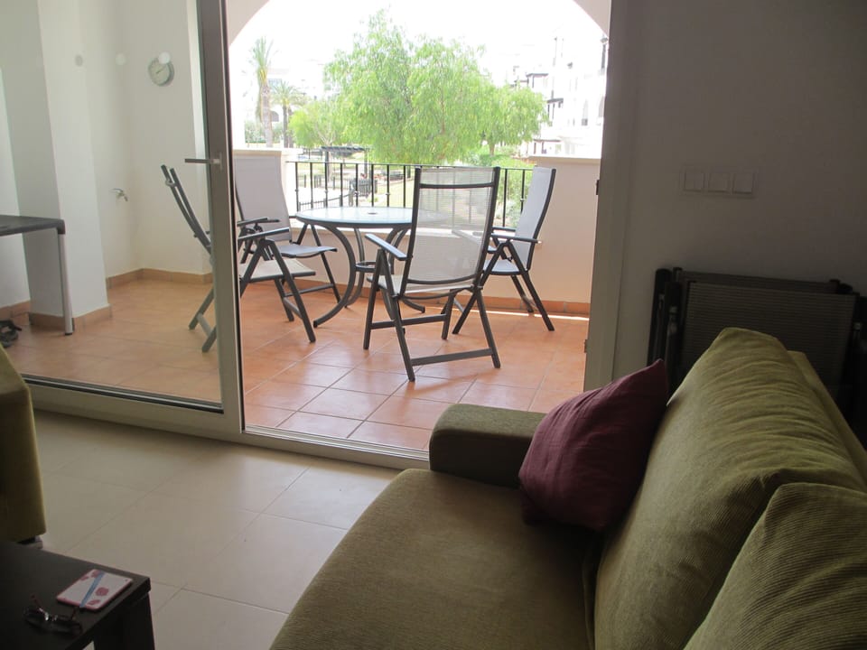 View from lounge to balcony