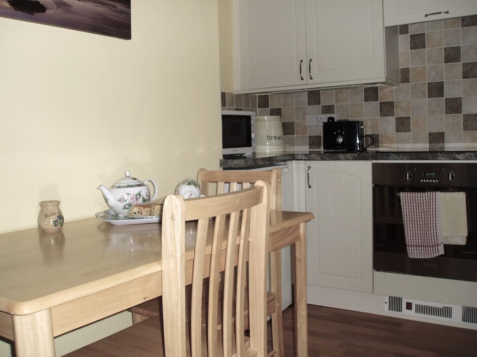 Kitchen with table