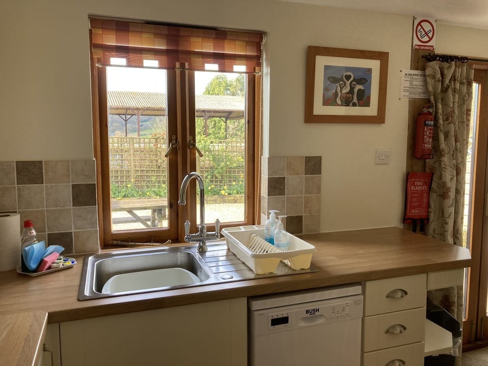 Modern kitchen with dishwasher